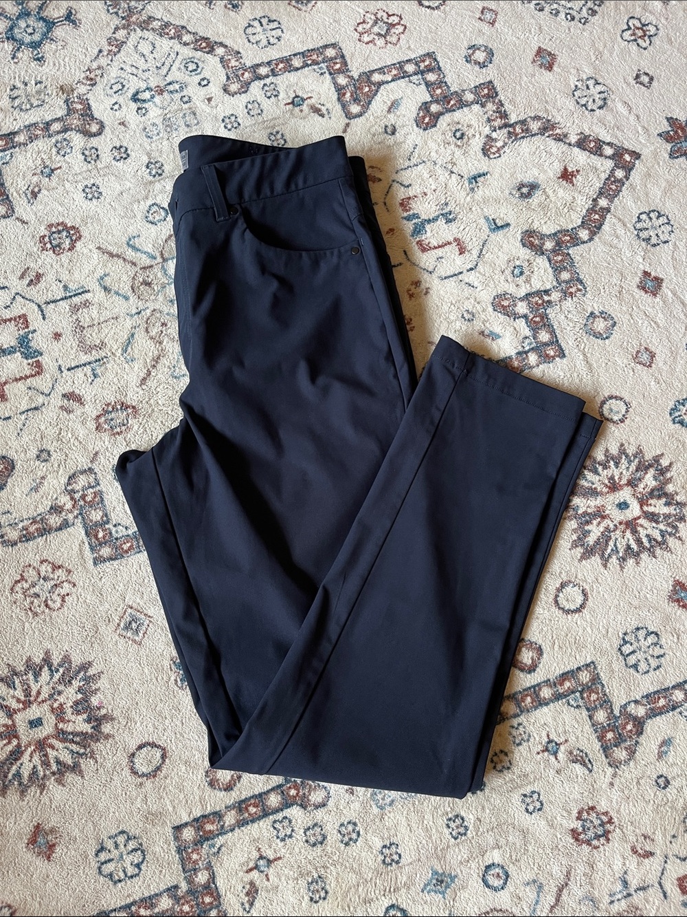 Men's Navy Slim Dress Pants